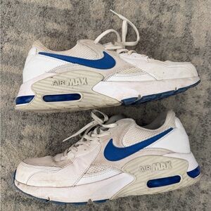 Nike Air Max 90 SE White and Royal Blue Shoes
